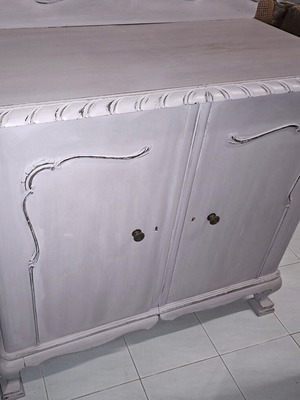 Retro style buffet with light purple patina