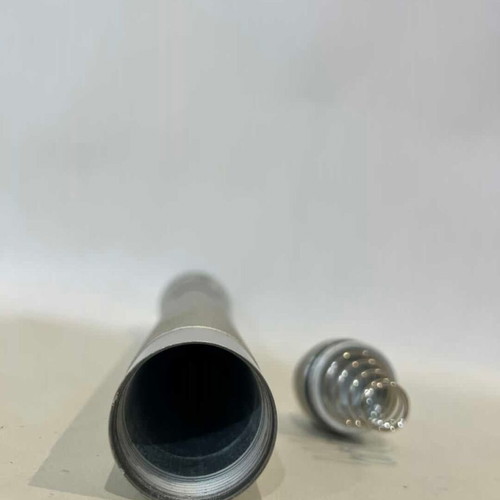 Skymaster metal flashlight 36.5cm used, silver color
