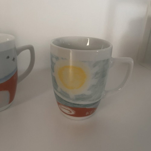 Coffee mug set for couple, like new, 2 pieces