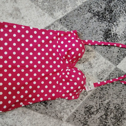 Women's two-piece Rizov polka dot swimsuit new, size XXL