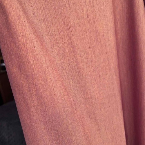 Curtain set used, two pieces, cherry color, 3m width, 2.7m length each