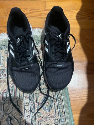 Adidas sneakers used, size 43.5, black