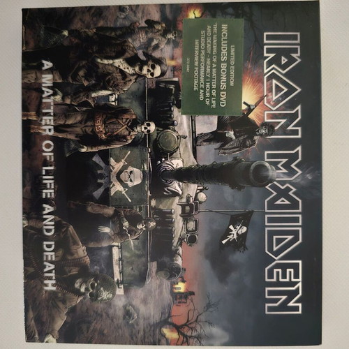 Iron Maiden A Matter of Life and Death Limited Edition CD and Bonus DVD near mint