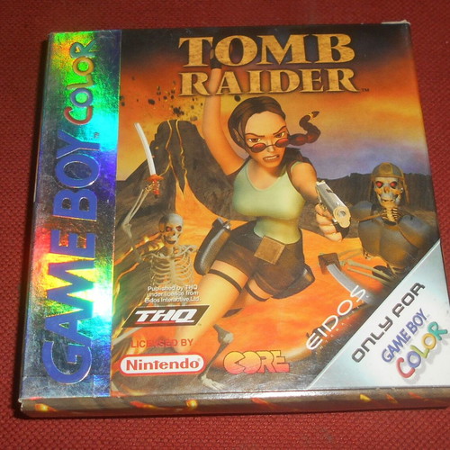Game Boy Color Tomb Raider Nintendo new with box and manual