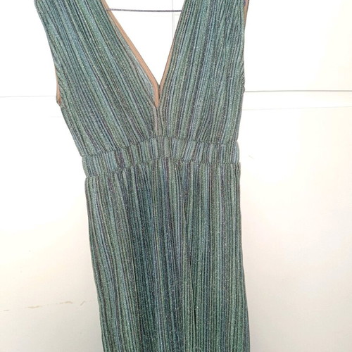 Lurex dress with elastic waist small like new JusTop