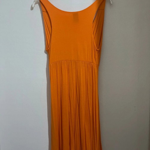 Iso summer orange dress new, size Medium