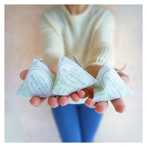 Aromatic Sachets with Handmade Natural Soap Set of 3 New
