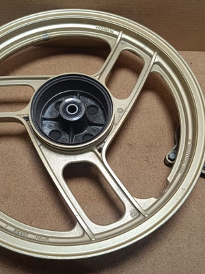 TZR 125 1987 rear alloy wheel with drum brake hub
