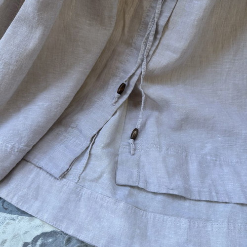H&M Linen Blend Dress new, beige, size L