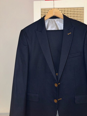 Blue suit set N56 Massimo Italy like new
