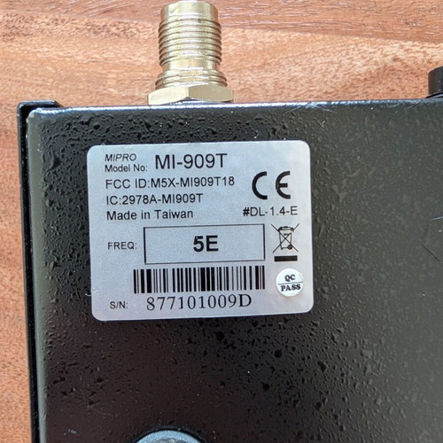 MIPRO MI-909RT Digital In-Ear Wireless Set