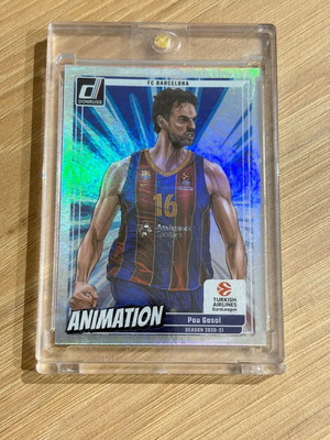 Κάρτα Panini Donruss Euroleague Pau Gasol Animation Σαν καινούργιο