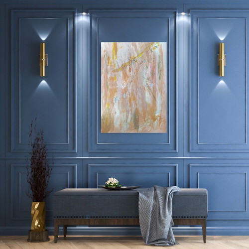 You Are Free II Abstract Large Painting New, Ready to Hang