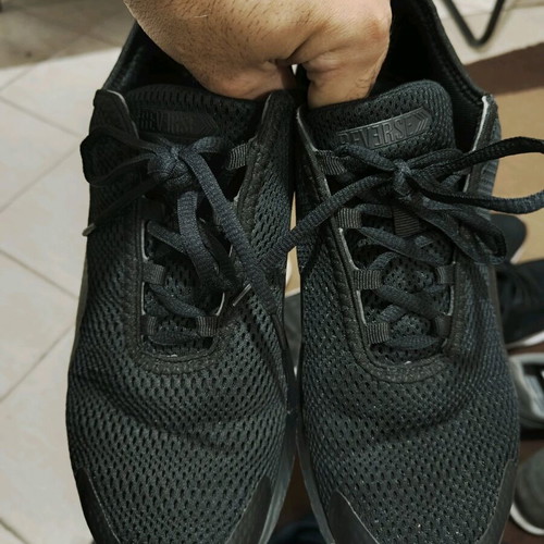 Anatomic shoes used, athletic style, size 44, black