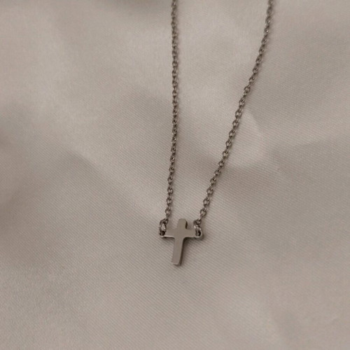 Stainless steel cross new, silver color, made of stainless steel