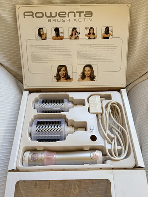 Rowenta rotating hair brush new