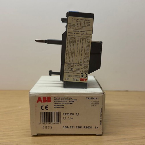 ABB TA25DU 3.1M and 5.0M new thermal overload relays, set of 2