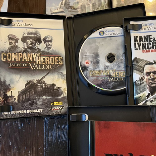 PC games pack of 8 used, strategy, action, simulation