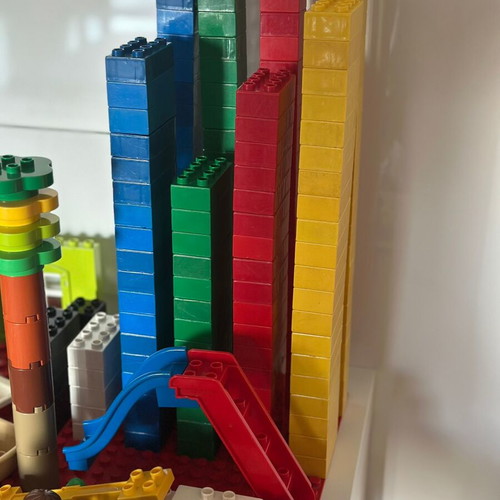 Various LEGO TUBLO used