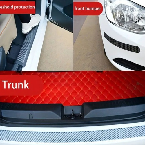 Car protective stickers new, set of 4 silver