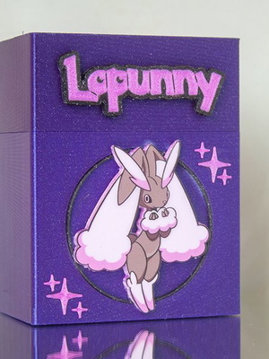 Κουτί Pokemon Lopunny χειροποίητο καινούργιο 3D εκτυπωμένο
