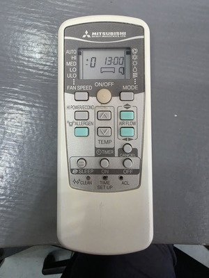 Mitsubishi remote control transmitter RKW502A200 used for air conditioner