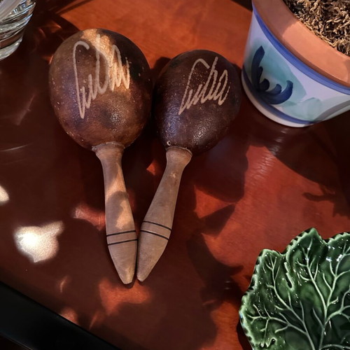 Cuban handmade maracas new, wooden percussion instruments