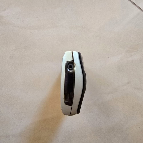 Nokia 7650 cell phone used, silver