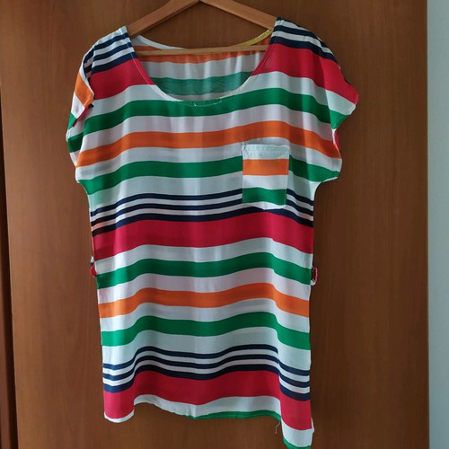 Women's summer blouse used with belt loops