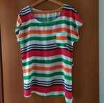 Women's summer blouse used with belt loops
