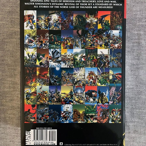 Thor by Walter Simonson Omnibus used, first printing