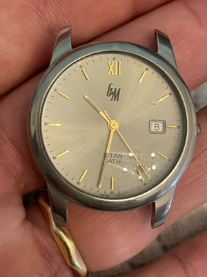 Men's titanium watch used