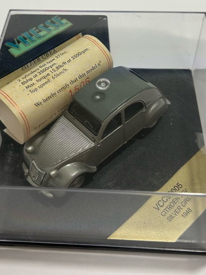 Vitesse VCC99005 Citroen 2CV Silver Grey 1948 κλίμακα 1:43 καινούργιο