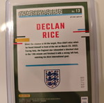 Panini Donruss Soccer 2023-24 Numbered /99 Optic Prizm Declan Rice No 13 card