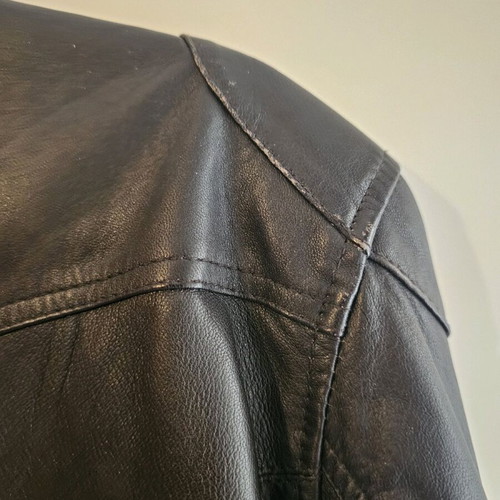 Aviatrix leather jacket used, brown, size S/M
