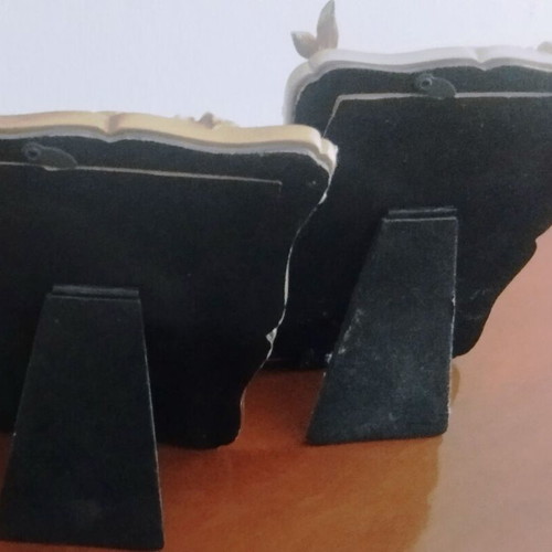 Σετ 2 κορνίζες vintage με στρας 10x15 σαν καινούργιο