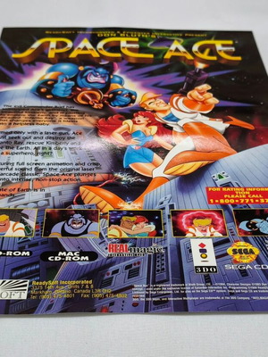 Αφίσα Space Ace A4 μεταχειρισμένη σε άριστη κατάσταση