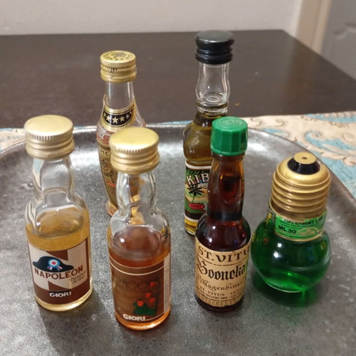Miniature bottles sealed collection