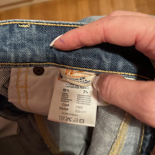 Citizens of Humanity Jean pants, straight fit, blue, size S