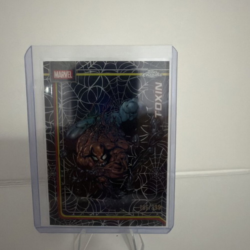 2026 Topps Chrome Marvel Toxin Spider-Web card /399