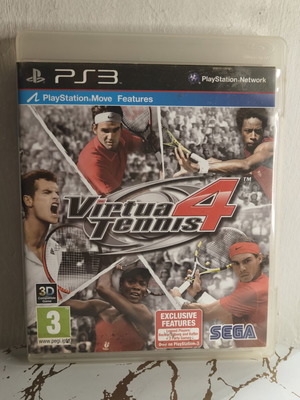 Virtua Tennis 4 PS3 game like new, sports