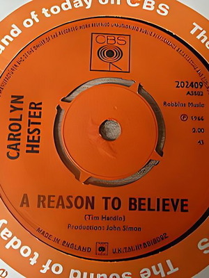 Carolyn Hester A Reason To Believe vinyl like new, folk