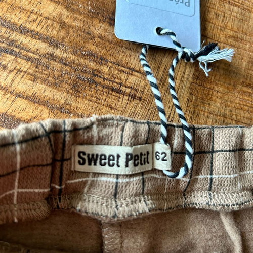 Sweet Petit checked baby trousers, size 62