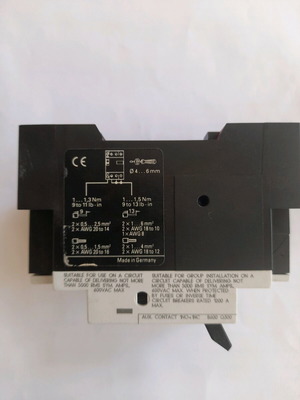 Siemens Διακόπτης Θερμικό τριφασικό 3VU1300-1MF00 μεταχειρισμένο