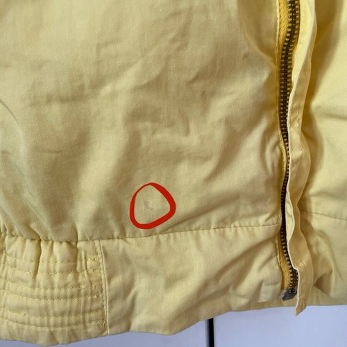 Bomber jacket used, yellow, size Medium-Large