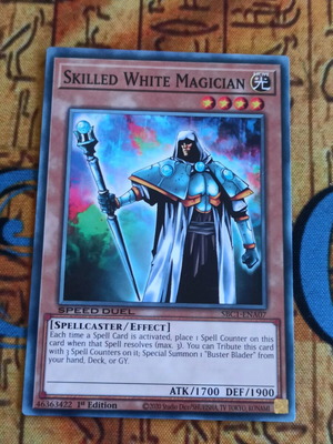Skilled White Magician κάρτα Yu-Gi-Oh! σαν καινούργιο