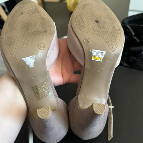 Trend One powder pink taupe pumps size 38