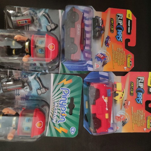 Toys firefighter figures and transformer cars new