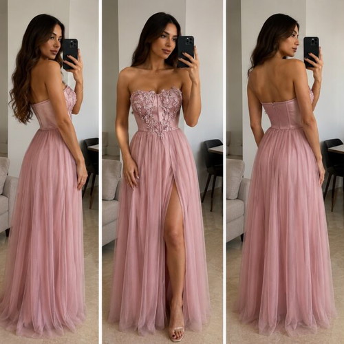Strapless dress new with tag, size L