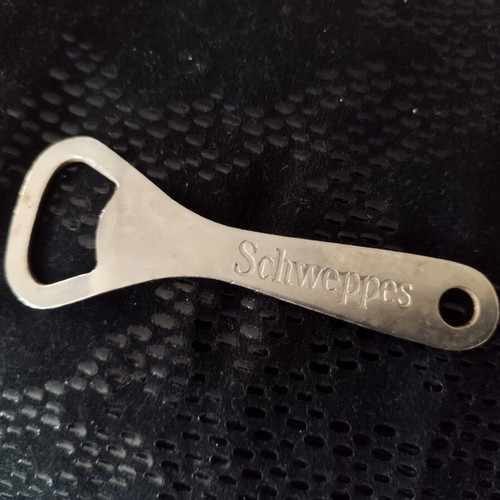 Schweppes vintage bottle opener used